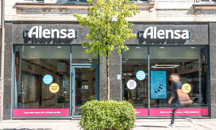 exterier optiky Katowice