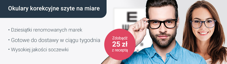 Zdobądź 25 zł zniżki na okulary dzięki recepcie