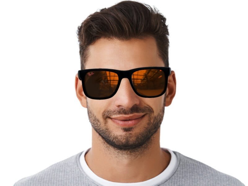 Okulary przeciwsłoneczne Ray-Ban Justin RB4165 - 622/6Q 